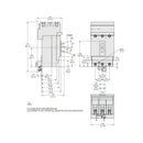 HDA36070 - Square D 70A 600V 3 Pole I-Line Thermal Magnetic Circuit Breaker PowerPact H - Essential Electric Supply