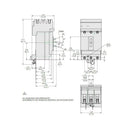 HDA36110 - Square D PowerPacT H-Frame 110A 3 Pole 600VAC 14kA I-Line Thermal Magnetic Circuit Breaker, UL CSA CE NEMA IEC - Essential Electric Supply