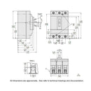HDL36060 - Square D 60 Amp 600V 3 Pole PowerPacT H Molded Case Circuit Breaker - Essential Electric Supply