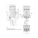 HGA36015 - Square D PowerPact H 15A 3 Pole 600VAC 18kA I-Line Thermal Magnetic Molded Case Circuit Breaker - Essential Electric Supply