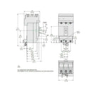 HGA36020 - Square D 20 Amp 3 Pole 600VAC Molded Case Circuit Breaker PowerPact H I-Line - Essential Electric Supply
