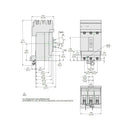 HGA36030 - Square D PowerPacT H 30A 3 Pole 600/690VAC 35kAIC I-Line Plug-In Molded Case Circuit Breaker, Thermal Magnetic Trip, UL/CSA/CE/NEMA/IEC/NOM Certified - Essential Electric Supply