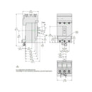HGA36090 - Square D PowerPact H 90A 600V 3 Pole I-Line Molded Case Circuit Breaker, 35kAIC, Thermal Magnetic Trip, UL/CSA/CE - Essential Electric Supply