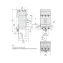 HGA36150 - Square D 150A 600VAC 3 Pole I-Line PowerPacT H Circuit Breaker - Essential Electric Supply