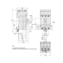 HJA36045 - Schneider Electric (Square D) 3-Pole 45 A 600 V AC I-Line Circuit Breaker, PowerPact HJA - Essential Electric Supply