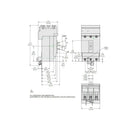 HJA36150U44X - Square D 150A 600V 3-Pole Molded Case Circuit Breaker I-Line PowerPact H Frame - Essential Electric Supply