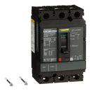 HLL36125 - Square D Feed-Thru 600V 125A 3 pole circuit breaker 100kA@480V - Essential Electric Supply