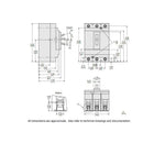 HLL36125 - Square D PowerPacT H Frame 125A 3 Pole 600VAC 50kA Molded Case Circuit Breaker, Thermal Magnetic Trip, Bolt-On Mount, UL/CSA/CE Certified - Essential Electric Supply