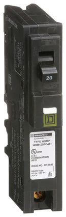 HOM120PCAFI - Square D   20A 1 pole circuit breaker
