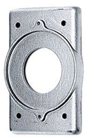 HBL20406 Hubbell HubbelLock Wallplate Cover 1-Gang 30A Cast Aluminum - Essential Electric Supply