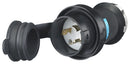 HBL2321SW Hubbell Twist-LockÂ® Male Plug 20A 250V 2-Pole 3-Wire Grounding Watertight - Essential Electric Supply