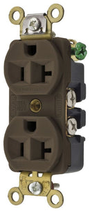 HBL5352 Hubbell Industrial Duplex Receptacle 20A 125V 2-Pole 3-Wire Grounding Straight Blade - Essential Electric Supply