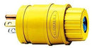 HBL14W47 Hubbell Straight Blade Plug 15A 125V 2-Pole 3-Wire Elasto-Grip - Essential Electric Supply