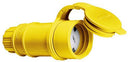 HBL15W47 Hubbell Straight Blade Connector Electrical Device 125V 15A 2-Pole 3-Wire - Essential Electric Supply