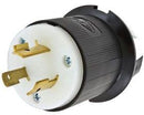 HBL2341 Hubbell Twist-LockÂ® Industrial Male Plug 20A 480V 2-Pole 3-Wire NEMA L8-20P - Essential Electric Supply