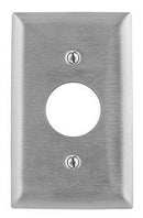 HBL23901HG Hubbell Hubbellock Wallplate Hospital Grade 20A Stainless Steel - Essential Electric Supply