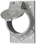 HBL7382 Hubbell Wallplate Non-Weatherproof Cover 1-Gang 50A Locking Opening - Essential Electric Supply