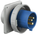 HBL320B6W Hubbell Heavy Duty IEC Pin and Sleeve Device Industrial Grade Male Interior 20A 3-Wire - Essential Electric Supply
