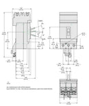 JDA36175 - Square D 175A 600V 3-Pole Powerpact JDA Molded Case Circuit Breaker I-Line Plug-In - Essential Electric Supply