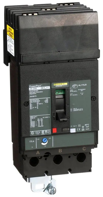 JGA36175 - Square D I-Line Style Plug-In 175 Amp 3 Pole Circuit Breaker - Essential Electric Supply