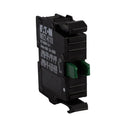 M22-K01 - Cutler Hammer 22.5mm 1NC Contact Block, 2 Amp, 500 VAC, Screw Terminal, IP66 NEMA 4X, 13 - Essential Electric Supply
