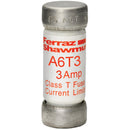 A6T3 Mersen A6T Low Voltage Fuse
 600V  3A Fuse - Essential Electric Supply