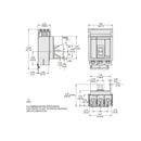 MJA36500 - Square D PowerPact M-Frame 500A 3P 600VAC 25kA I-Line Molded Case Circuit Breaker with Electronic Trip, UL/CSA Listed - Essential Electric Supply