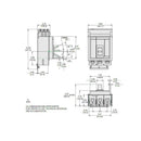 MJA36600 - Square D 600A 600V 3-Pole Powerpact M Molded Case Circuit Breaker with Electronic Trip - Essential Electric Supply