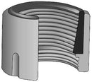 S2500BO OZ/Gedney Cable Support for Vertical Conduit Risers - High-Strength Malleable Construction - Essential Electric Supply