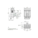 PJA36100U44A - Schneider Electric (Square D) 3-Pole 1000 A 600 V AC I-Line Circuit Breaker, PowerPact PJA - Essential Electric Supply