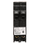 Q2015NC - Siemens 20/15A 120V 2-Pole Type QT Tandem Circuit Breaker, Plug-In, 10kA Interrupt, Thermal-Magnetic Trip, UL Listed, CSA Approved - Essential Electric Supply