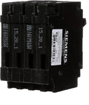 Q21520CT - Siemens 15/20 Amp 120/240V Quadplex Circuit Breaker Thermal Magnetic 10kA Interrupt Rating - Essential Electric Supply