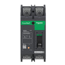 QBL22150 - Square D PowerPacT Q 150A 2 Pole 240V Molded Case Circuit Breaker, Thermal Magnetic, 10kAIC, Feed-Thru, UL/CSA/NEMA/NOM, Unit Mount - Essential Electric Supply