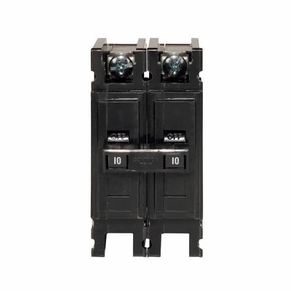 QC2010 - Cutler Hammer Feed-Thru 10 Amp 2 Pole Circuit Breaker - Essential Electric Supply