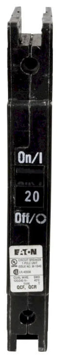 QCF1020 - Cutler Hammer Feed-Thru 20 Amp 1 Pole Circuit Breaker - Essential Electric Supply
