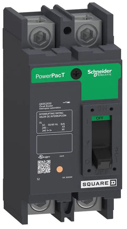 QDL22070 - Schneider Electric/ Square D Feed-Thru 70 Amp 2 Pole Circuit Breaker - Essential Electric Supply