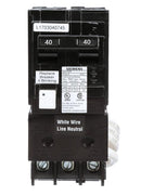 QF240A - Siemens 40 Amp 120/240V 2-Pole Ground Fault Circuit Breaker Plug-On Q Frame - Essential Electric Supply