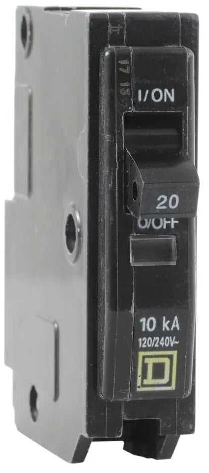 QO120 - Square D Plug-In 20 Amp 1 Pole Circuit Breaker - Essential Electric Supply