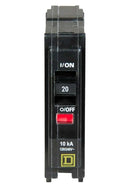 QO120 - Square D 20 Amp 1 Pole 120/240VAC 10kA Plug-In Circuit Breaker, QO Series, Thermal Magnetic Trip, UL/CSA Listed - Essential Electric Supply