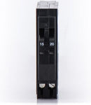 QO1520 - Square D 15/20A 120/240V Tandem Miniature Circuit Breaker 1-Pole Plug-In Mount - Essential Electric Supply