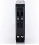 QO1520 - Square D 15/20A 120/240V Tandem Miniature Circuit Breaker 1-Pole Plug-In Mount - Essential Electric Supply