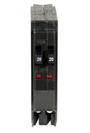 QO2020 - Square D 20A/20A Tandem Circuit Breaker, 120/240V, 1-Pole, QO Series, Plug-In Mount, 10kA Interrupt, VISI-TRIP, CSA/UL Listed - Essential Electric Supply
