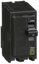 QO215 - Square D Plug-In 15 Amp 2 Pole Circuit Breaker - Essential Electric Supply