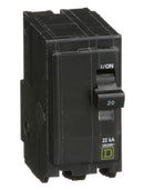 QO220VH - Square D 20 Amp 2 Pole 120/240V Plug-In Circuit Breaker 22kA Interrupt Rating QO Series - Essential Electric Supply