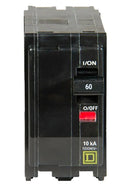 QO260 - Square D 60 Amp 2 Pole 120/240VAC 10kA Interrupt Rating QO Series Plug-In Miniature Circuit Breaker - Essential Electric Supply