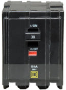 QO330 - Square D 30 Amp 3 Pole 120/240VAC Plug-In Circuit Breaker, QO Series, 10kAIC, Thermal Magnetic Trip, UL/CSA Certified - Essential Electric Supply
