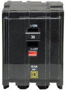QO330 - Square D 30 Amp 3 Pole 120/240VAC Plug-In Circuit Breaker, QO Series, 10kAIC, Thermal Magnetic Trip, UL/CSA Certified - Essential Electric Supply