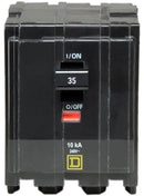 QO335 - Square D QO 35A 240V 3-Pole Miniature Circuit Breaker, Plug-On Mount, Thermal Magnetic Trip, 10kA Interrupt, QO Series - Essential Electric Supply