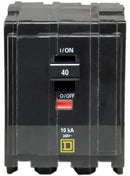 QO340 - Square D 40 Amp 3 Pole 120/240VAC Circuit Breaker Plug-In QO Frame - Essential Electric Supply