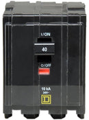 QO340 - Square D 40 Amp 3 Pole 120/240VAC Circuit Breaker Plug-In QO Frame - Essential Electric Supply